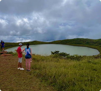 Mapa de las islas Galápagos con San Cristóbal señalado